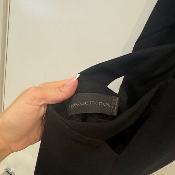 Bless'ed Are The Meek Black Backless Mini Dress – Size S - Picture 5 of 5